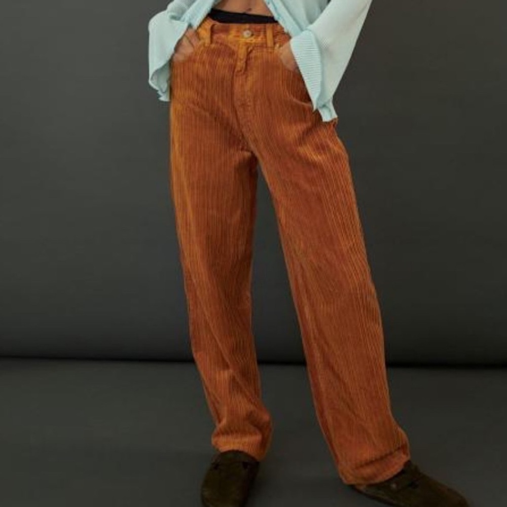 UO BDG High Rise Baggy Corduroy Pants